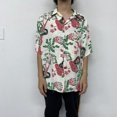 画像3: 40〜50's Hinchley HAWAII製 Rayon Hawaiian Shirt (3)