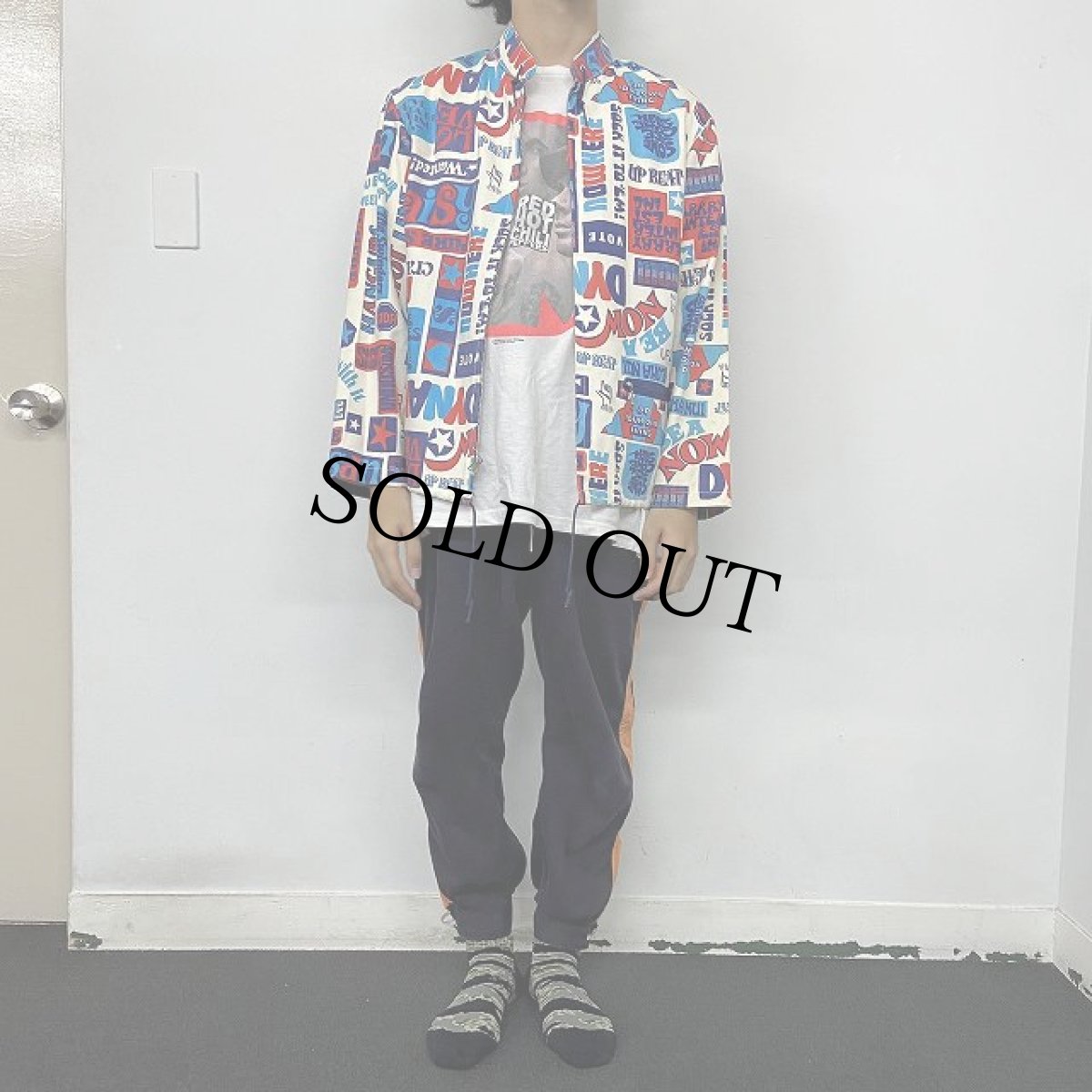 画像2: 60〜70's Sir Jac 総柄 Jacket M (2)