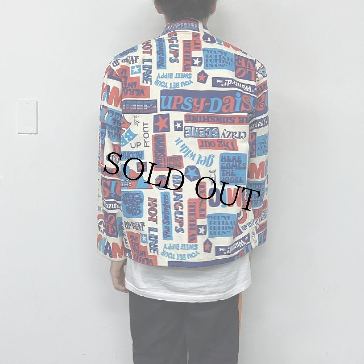 画像5: 60〜70's Sir Jac 総柄 Jacket M (5)