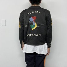 画像6: 60's "VUNG-TAU" Vietnam Souvenir Jacket (6)