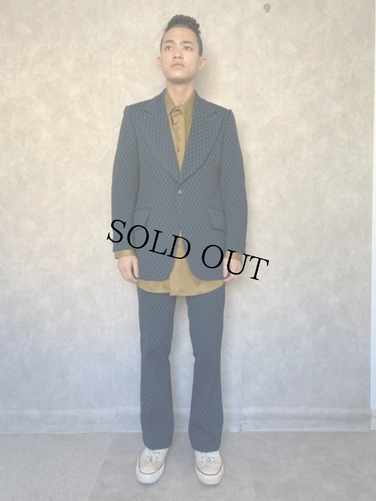 画像4: 70's Malibu CLOTHES 総柄ジャケットセットアップ (4)