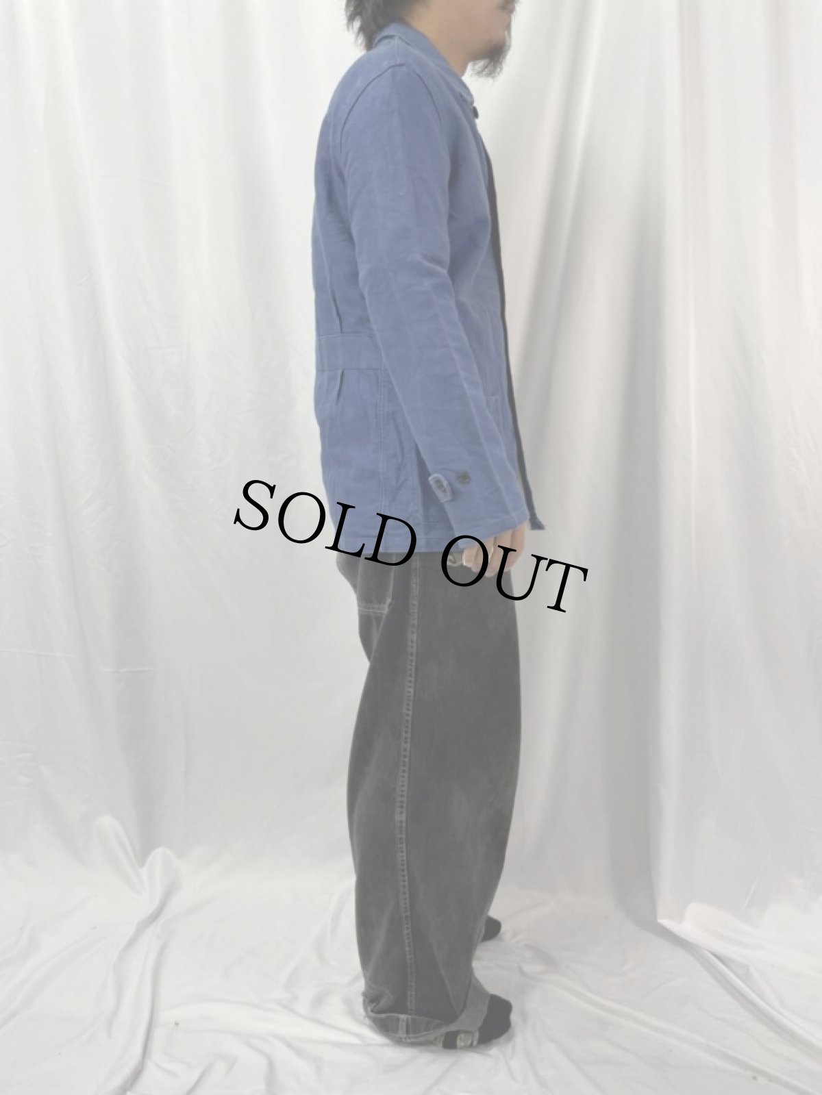 画像3: EURO モールスキン ワークカバーオール (3)