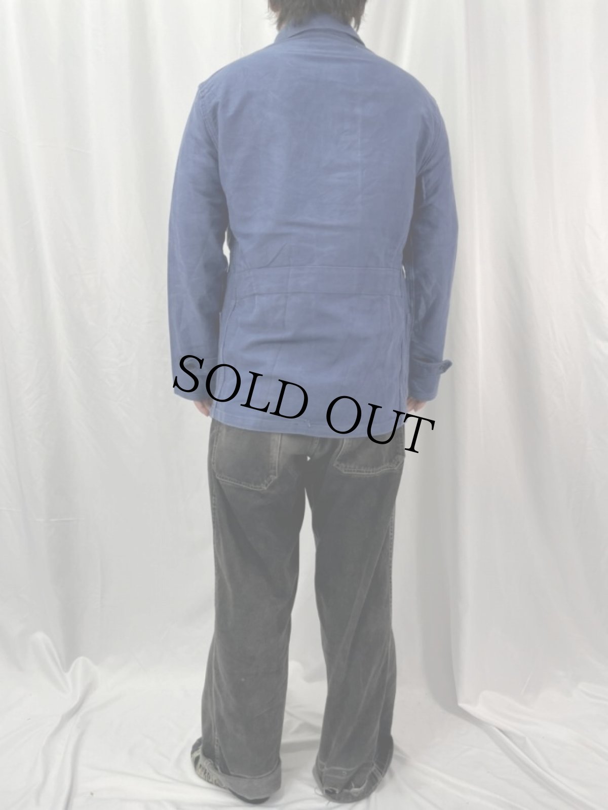 画像4: EURO モールスキン ワークカバーオール (4)