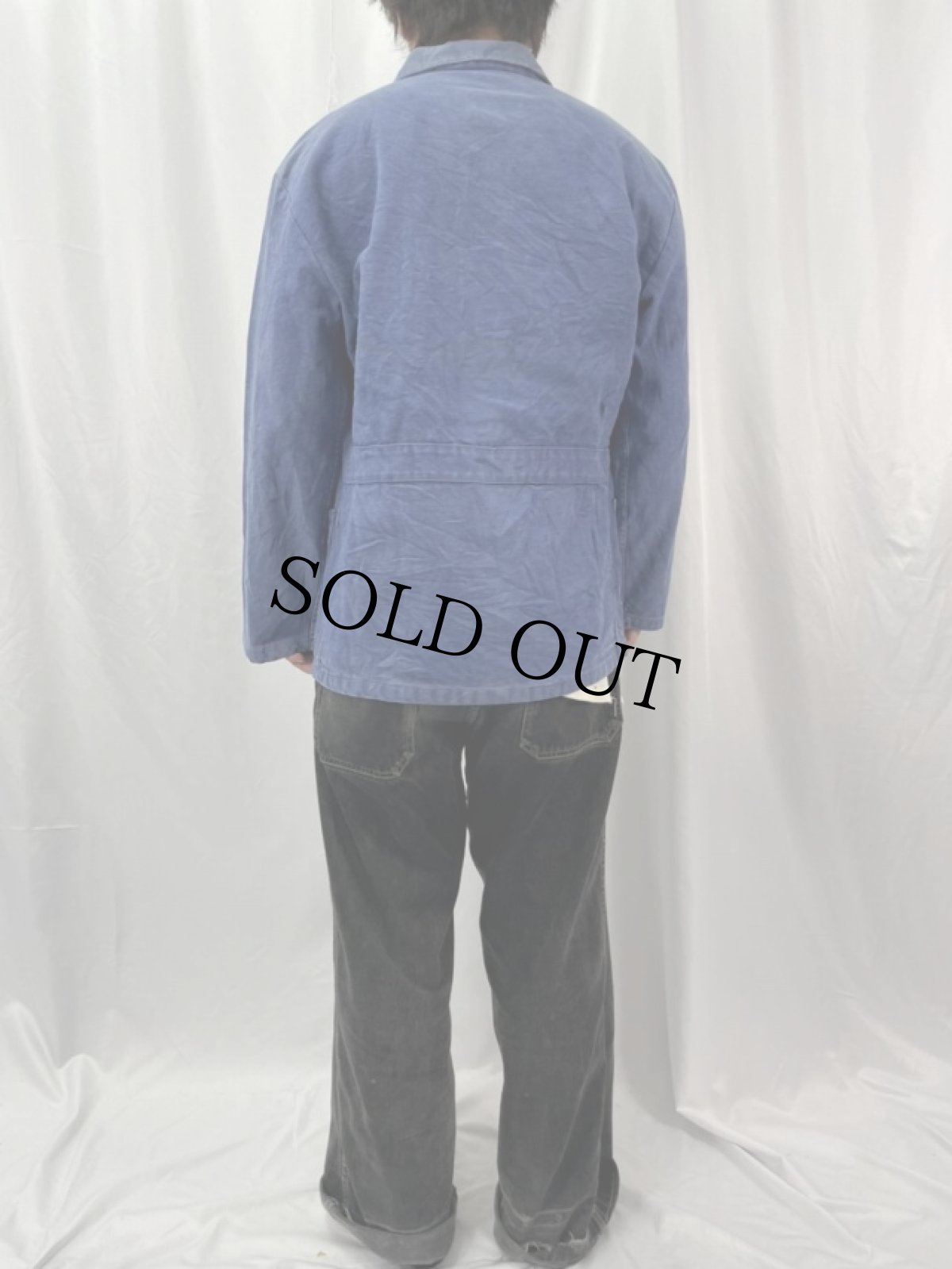 画像4: EURO モールスキン ワークカバーオール (4)