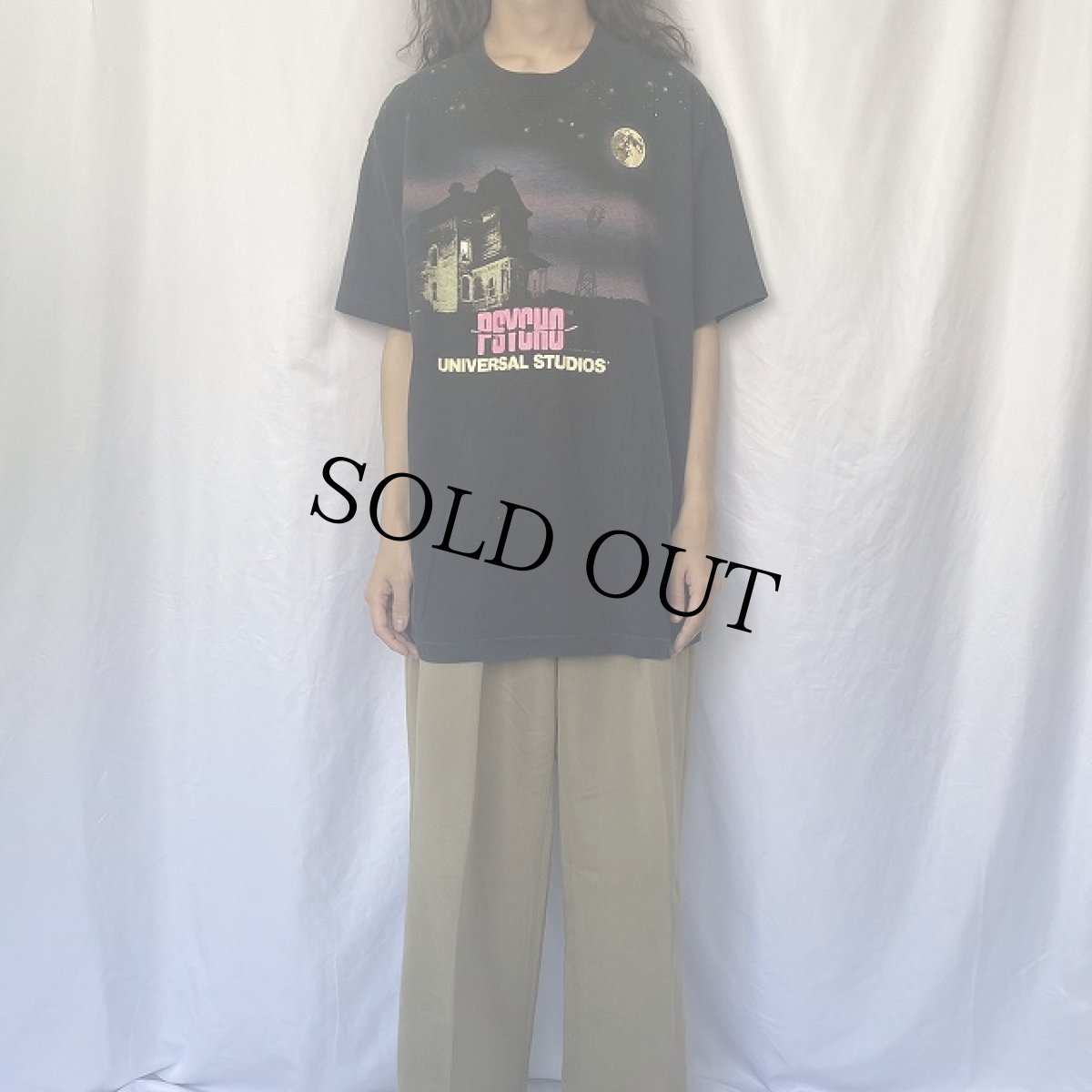 画像2: 90's PSYCHO USA製 ホラー映画プリントTシャツ XXL (2)