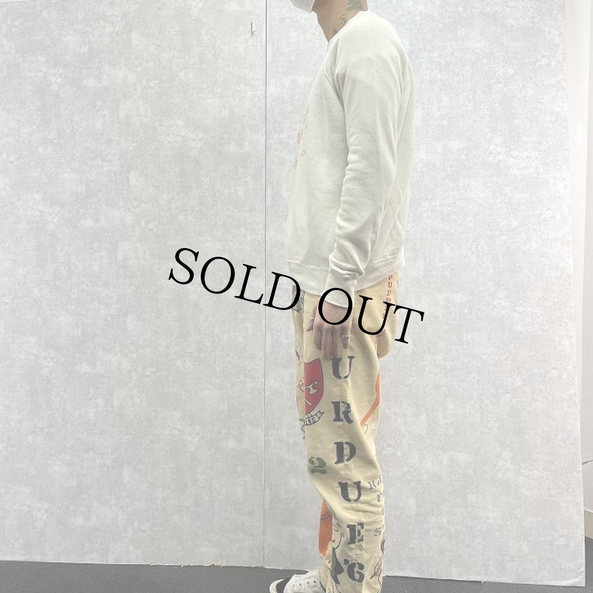 画像3: 60's PENNEY'S TOWNCRAFT "Granny Goose" 染み込みプリントスウェット L (3)