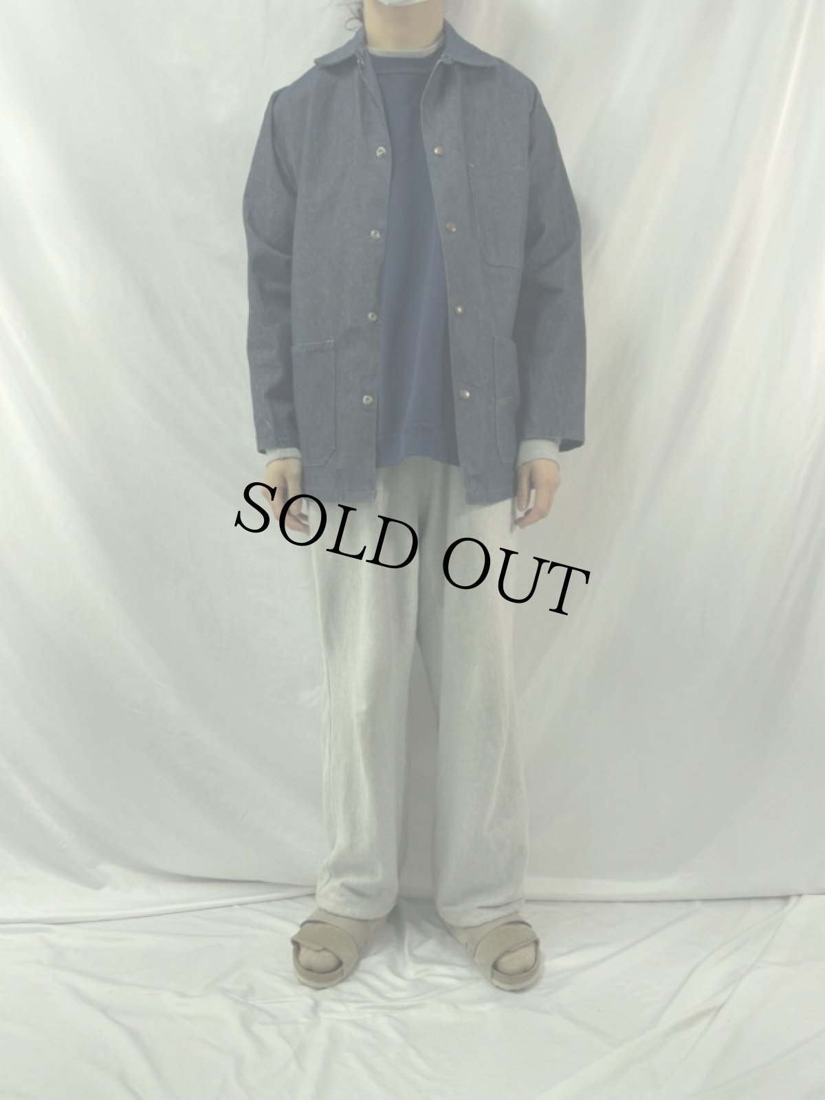 画像2: 80's BIG BILL CANADA製 デニムカバーオール (2)