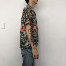 画像3: 50's PILGRIM Rayon Hawaiian shirt (3)