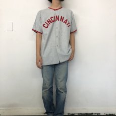画像3: 50's〜 "CINCINNATI" Frannel Baseball shirt (3)