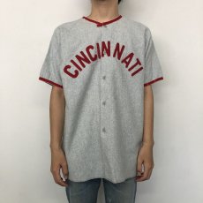 画像4: 50's〜 "CINCINNATI" Frannel Baseball shirt (4)