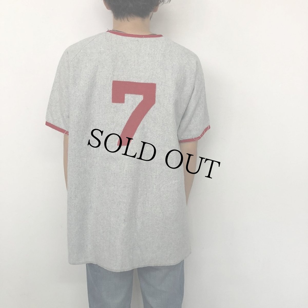 画像6: 50's〜 "CINCINNATI" Frannel Baseball shirt (6)