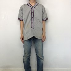 画像2: 60's "マチ付き" Cotton Baseball shirt (2)