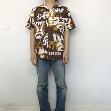 画像2: 70's〜 HAWAII製 Cotton Hawaiian shirt L (2)