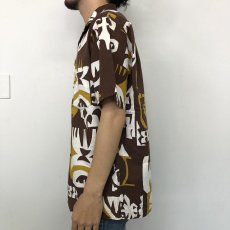 画像4: 70's〜 HAWAII製 Cotton Hawaiian shirt L (4)