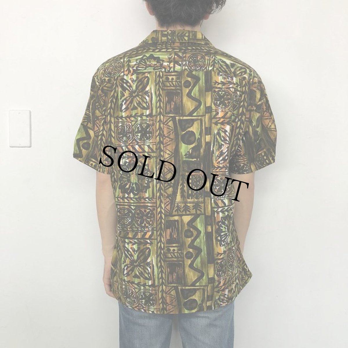 画像5: 70's Cotton Hawaiian shirt L (5)