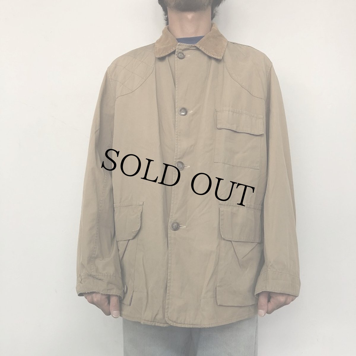 画像3: 50's L.L.Bean 黒タグ筆記体 ガンパッチ付き ハンティングジャケット (3)