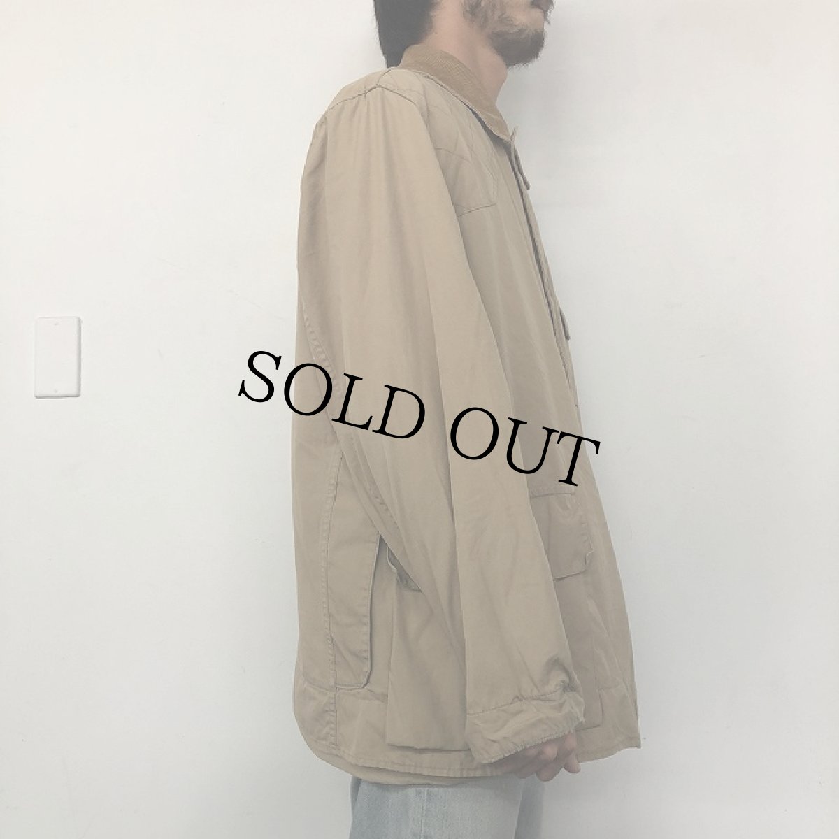 画像4: 50's L.L.Bean 黒タグ筆記体 ガンパッチ付き ハンティングジャケット (4)