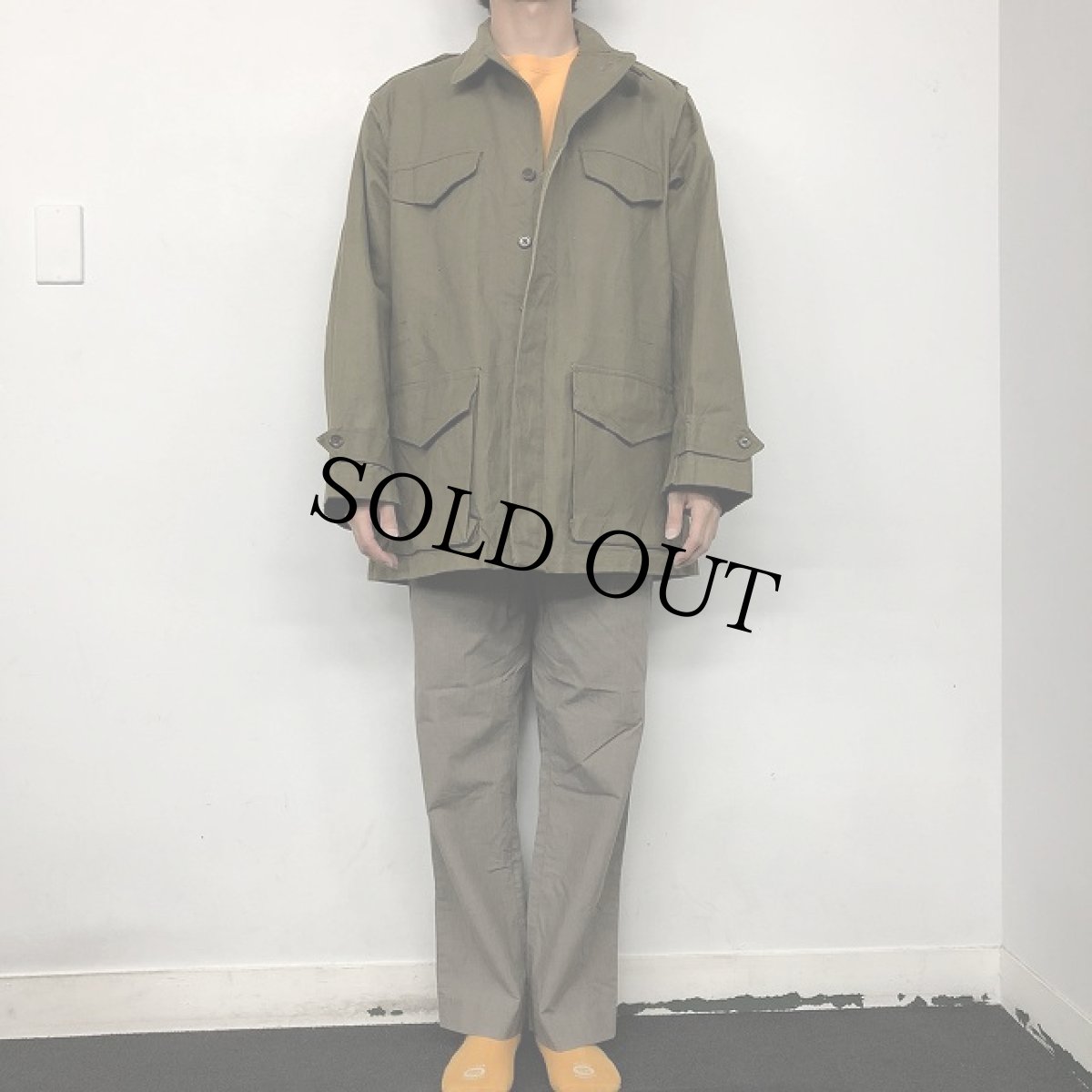 画像5: 50's French Army M-47 フィールドジャケット 前期 DEADSTOCK (5)