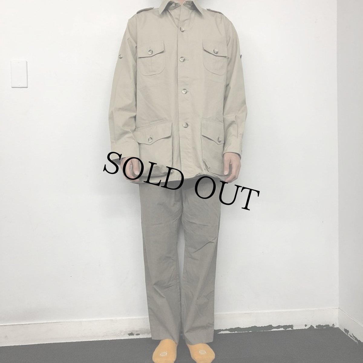 画像5: 80's BANANA REPUBLIC サファリジャケット 40 (5)