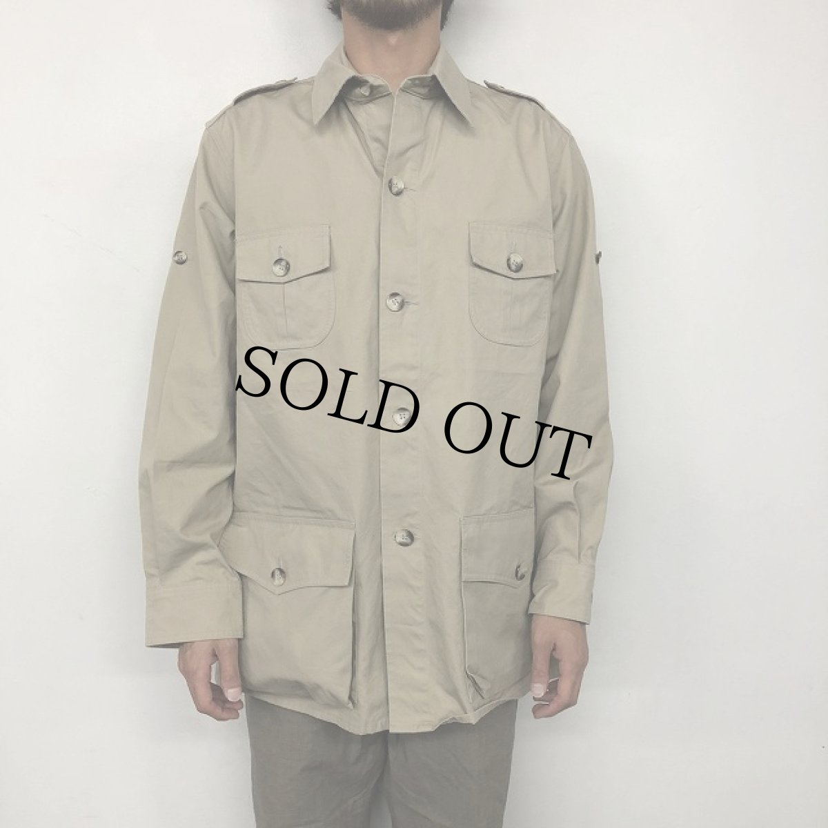 画像2: 80's BANANA REPUBLIC サファリジャケット 40 (2)