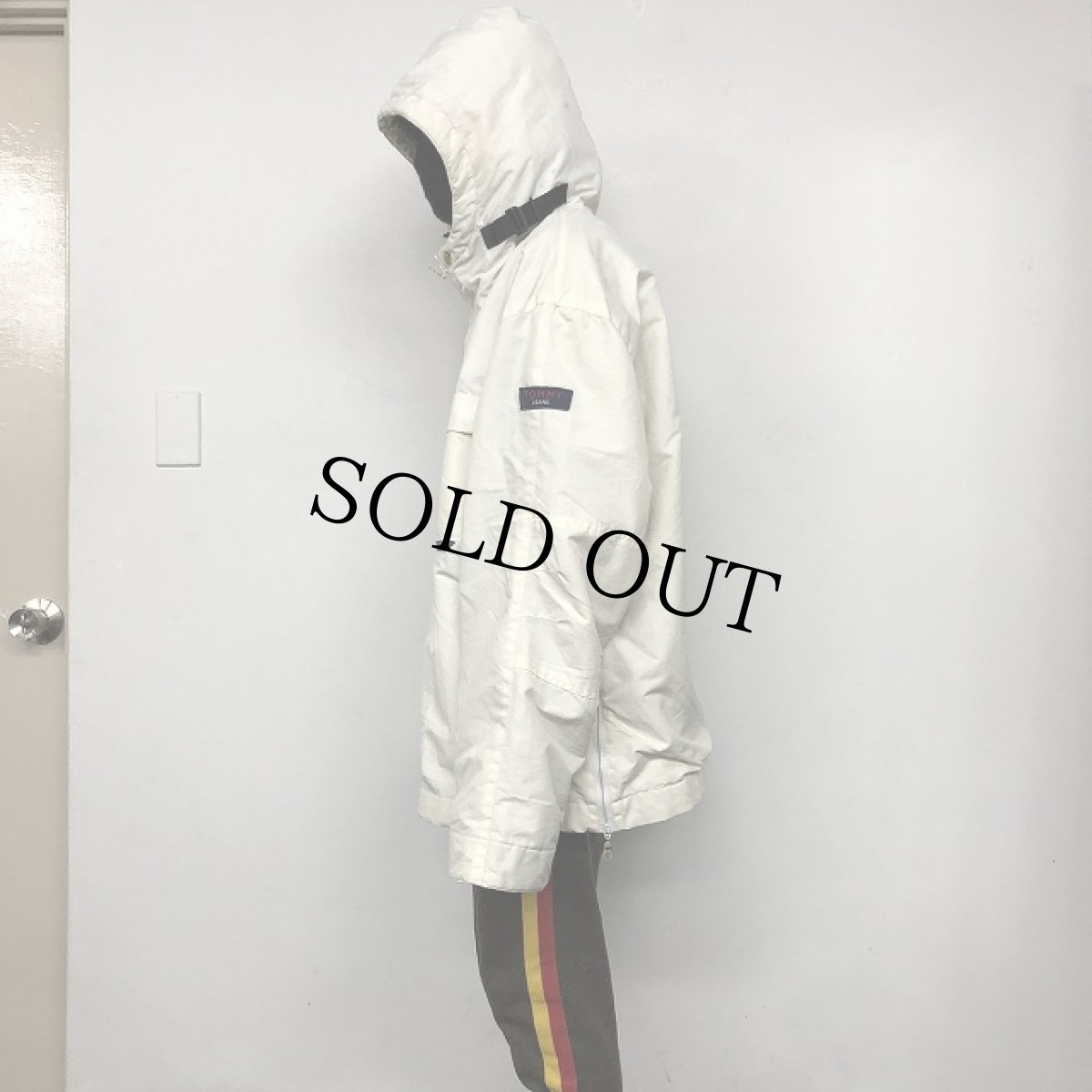 画像4: 90's TOMMY JEANS ナイロンプルオーバージャケット XXL (4)