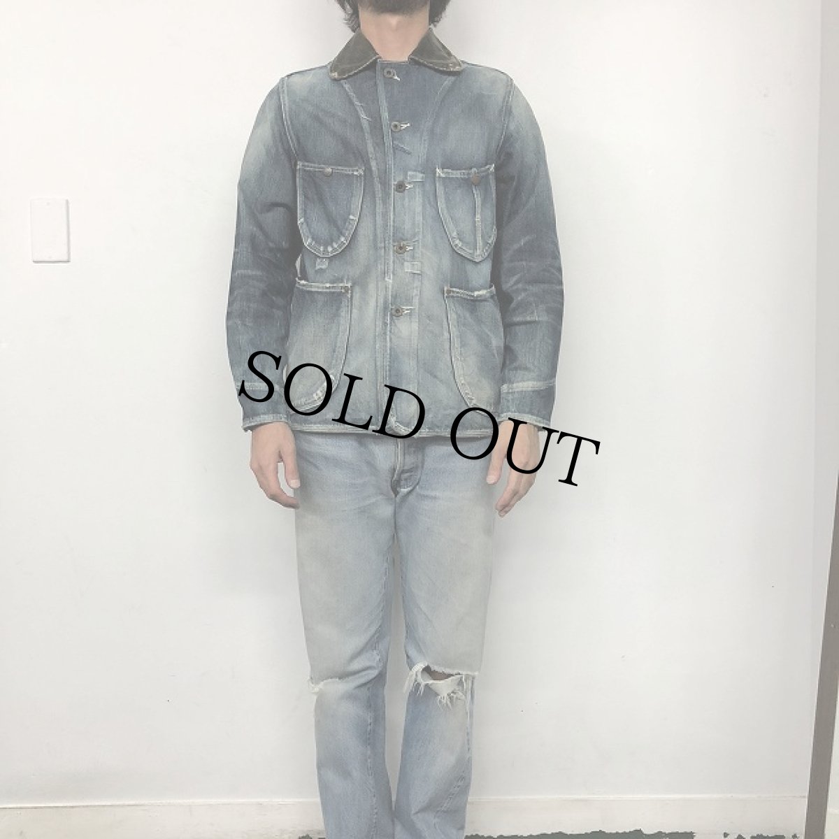 画像2: KAPITAL LEGS デニムカバーオール M (2)