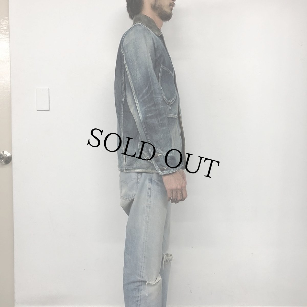 画像3: KAPITAL LEGS デニムカバーオール M (3)