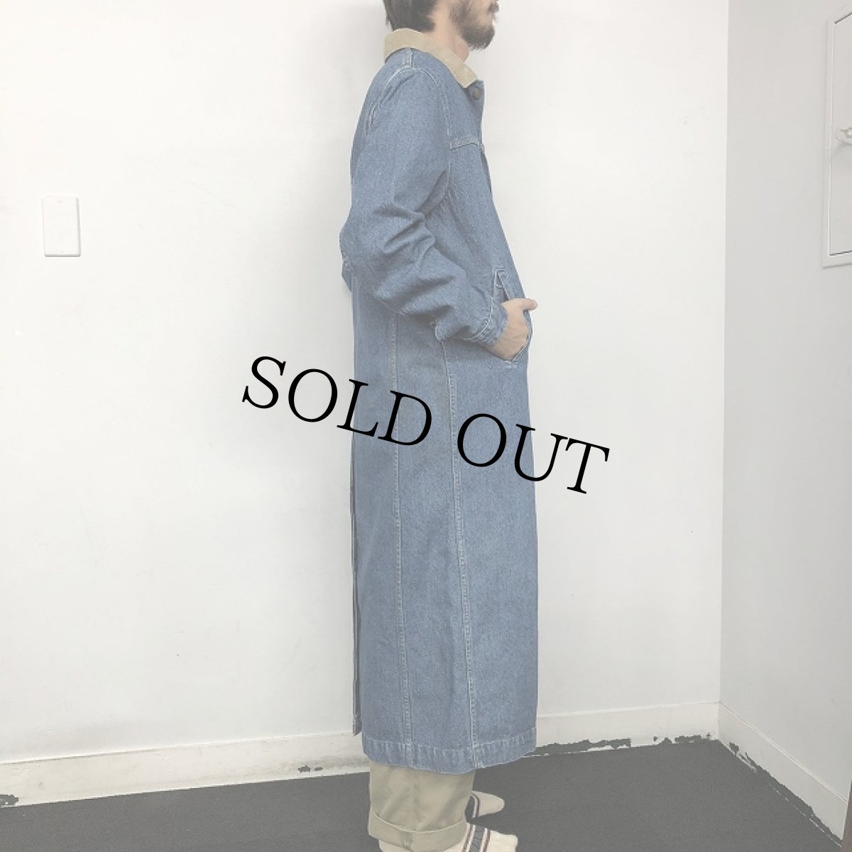 画像3: 90'ｓ Levi's USA製 コーデュロイカラー デニムコート (3)