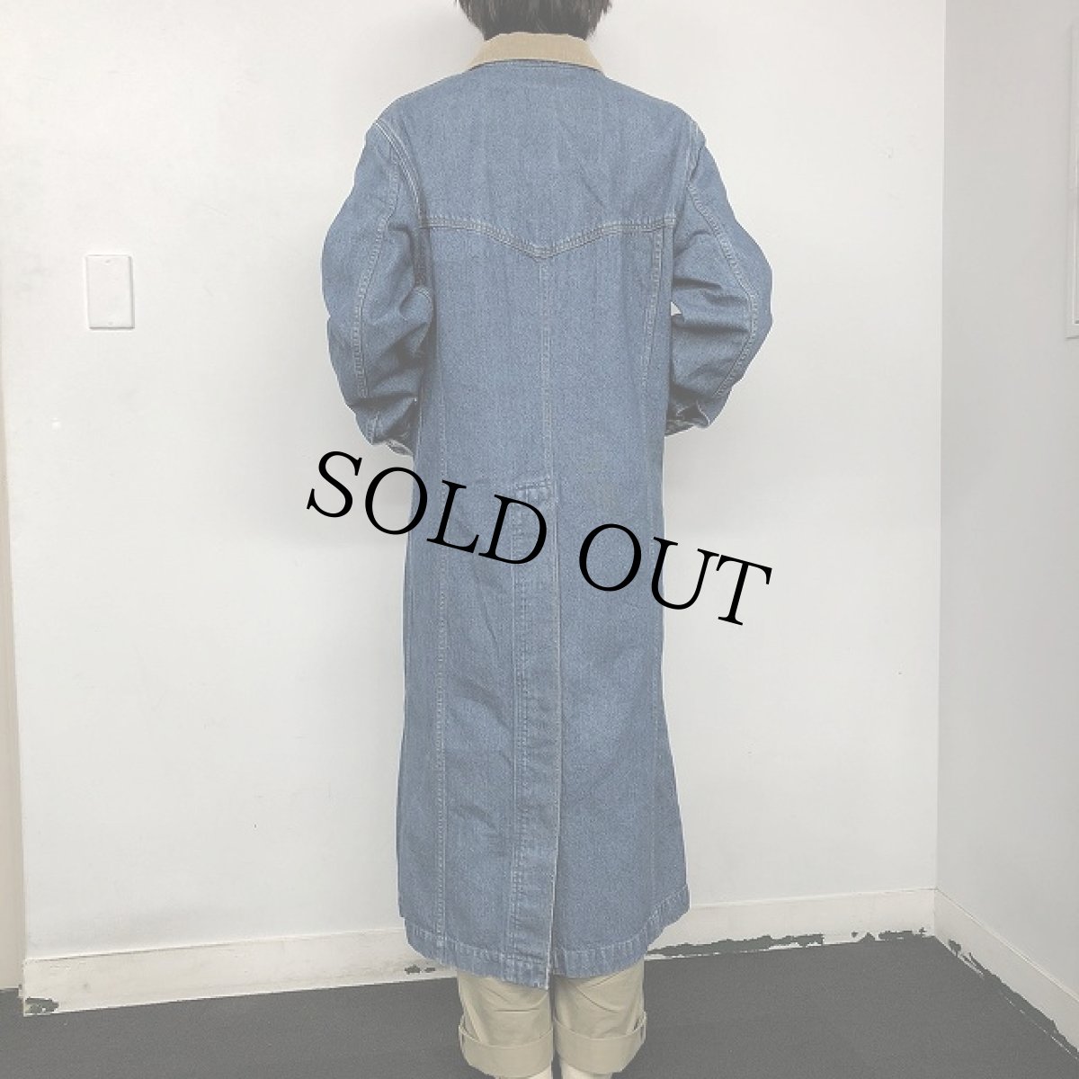 画像4: 90'ｓ Levi's USA製 コーデュロイカラー デニムコート (4)