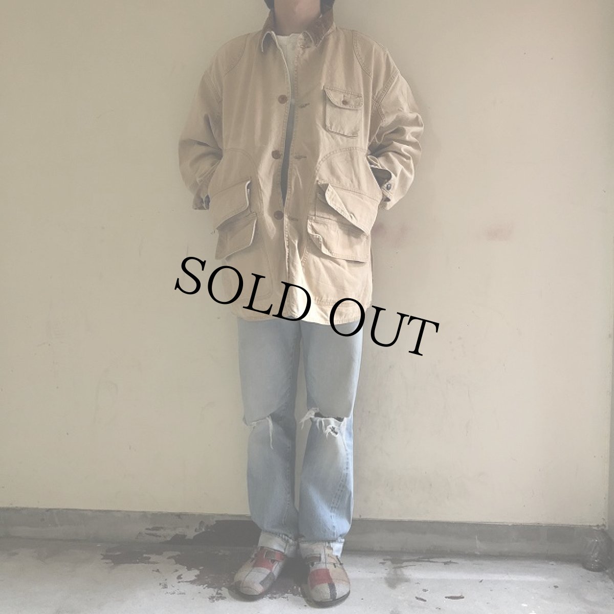 画像2: 90's POLO Ralph Lauren USA製 ハンティングジャケット L (2)