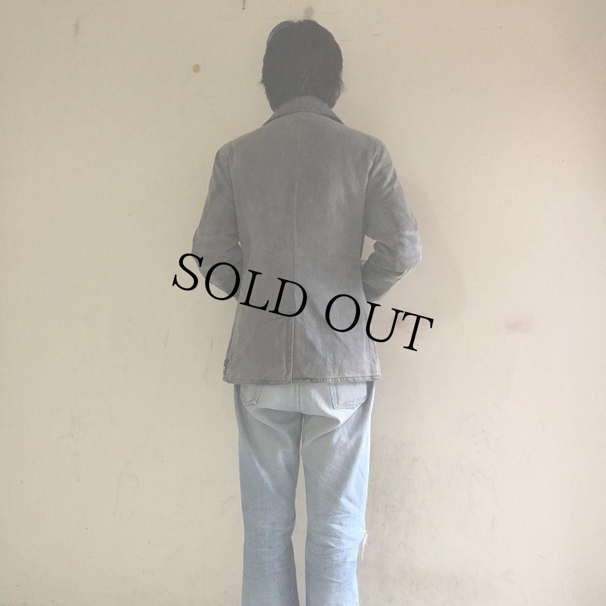 画像4: Ralph Lauren DENIM&SUPPLY "U.S.NAVY Type" 10ボタン デニムPコート M (4)