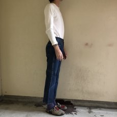 画像3: 60's LEVI'S 501 BIGE ブランクタブ デニムパンツ W29 (3)