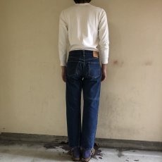 画像4: 60's LEVI'S 501 BIGE ブランクタブ デニムパンツ W29 (4)