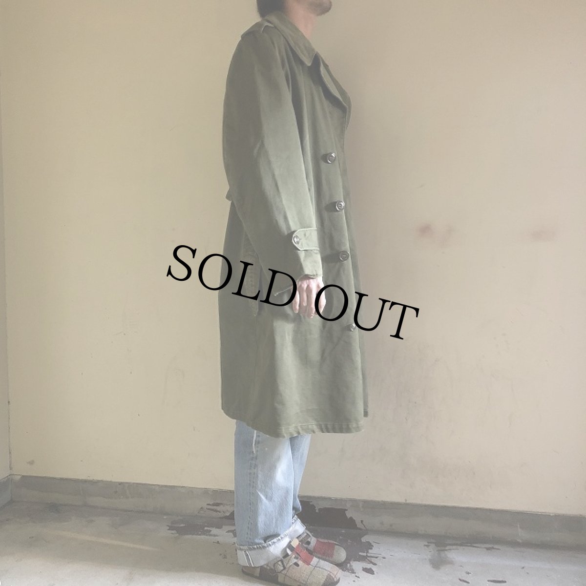 画像3: 50's U.S.ARMY OVERCOAT Short-Medium (3)