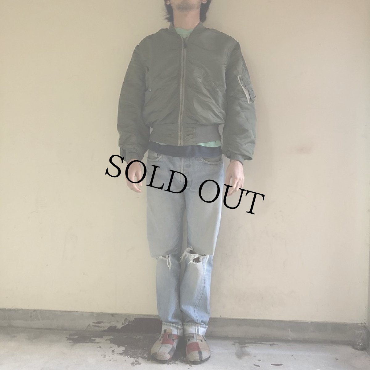 画像3: 60's U.S.AIR FORCE L-2B Flight Jacket MEDIUM (3)