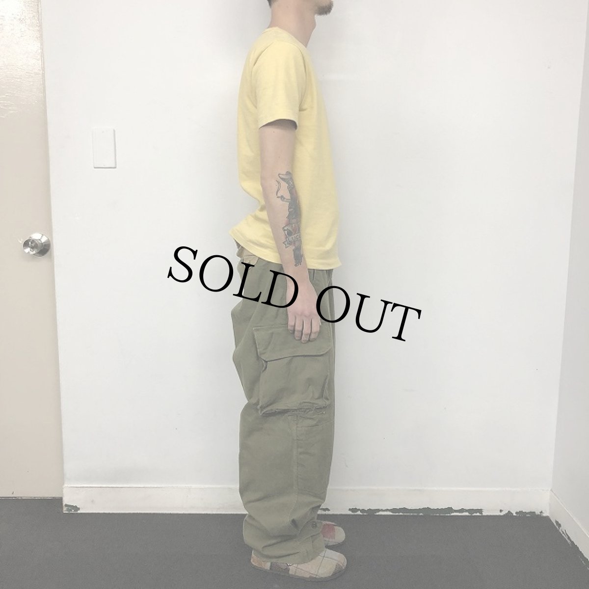 画像3: 50's French Army M-47カーゴパンツ W36 (3)