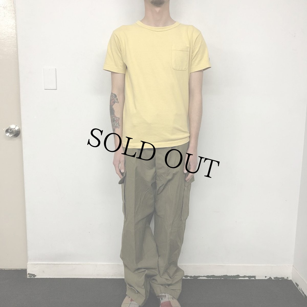 画像2: 50's French Army M-47カーゴパンツ DEADSTOCK (2)