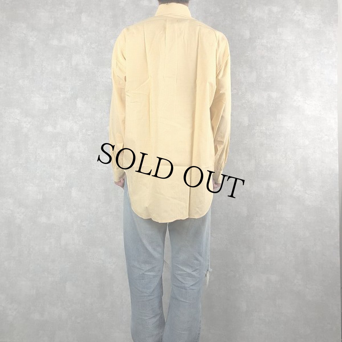 画像5: 70〜80's BrooksBrothers USA製 ギンガムチェック柄 ボタンダウンコットンシャツ DEADSTOCK 16 (5)