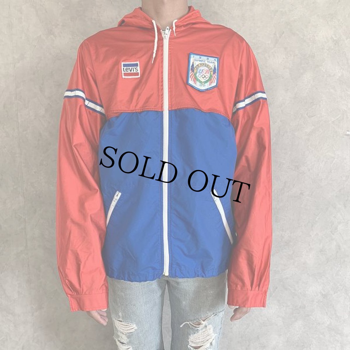 画像3: 80's Levi's USA製 "84's OLYMPIC TEAM" GORE-TEX ナイロンパーカー L (3)