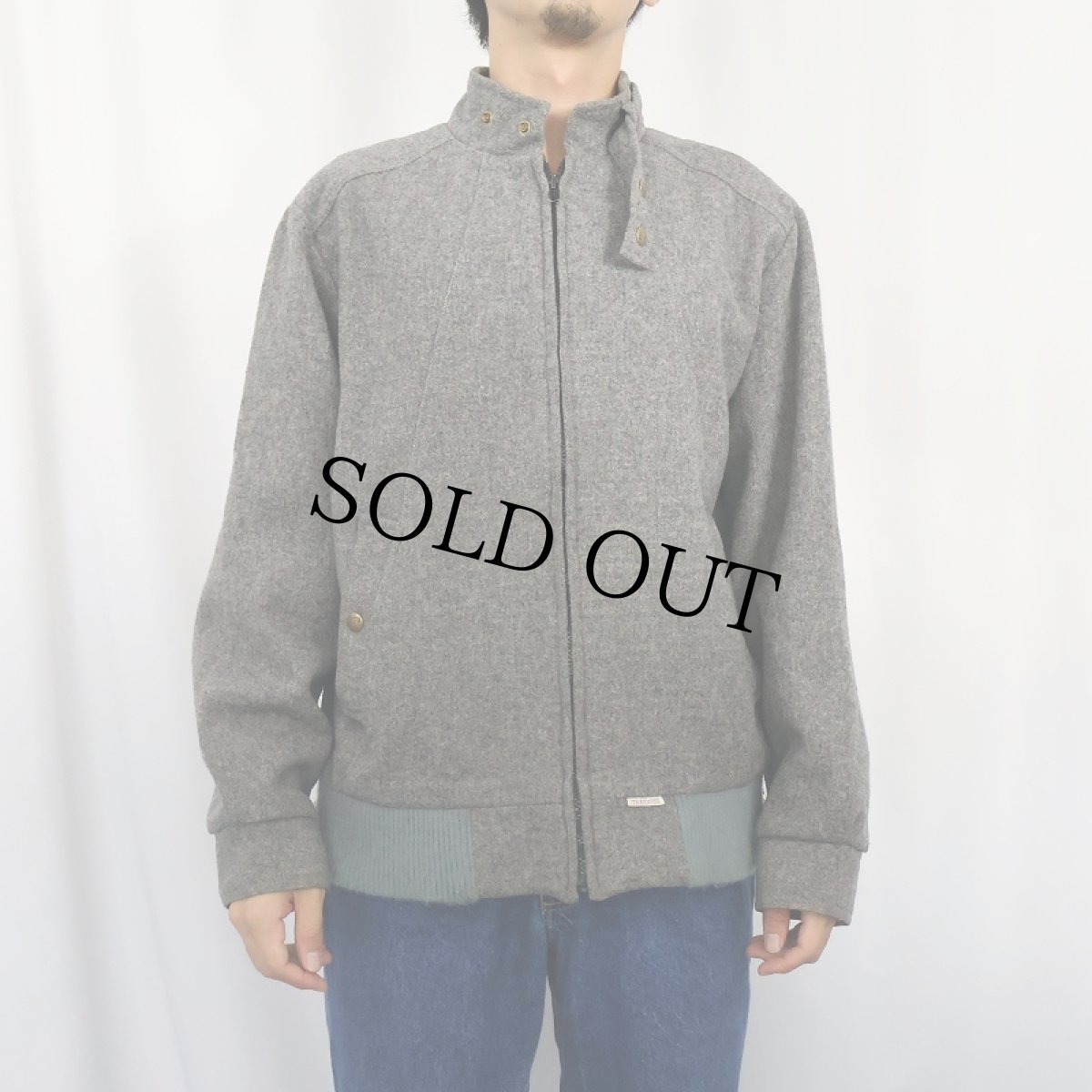 画像2: 80's TRAILWISE USA製 メルトンウールジャケット L (2)