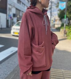 画像7: 【SALE】 GOFUKUSAY "CROSS SEPA POCKET HOODIE" R.BROWN 【FREE】 (7)