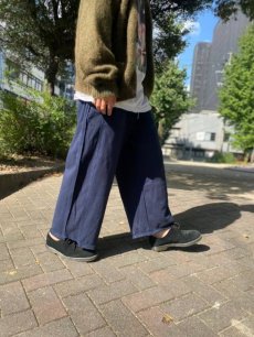 画像7: GOFUKUSAY "BUM SWEAT PANTS" NAVY 【FREE】 (7)