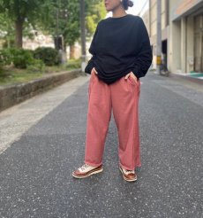 画像5: GOFUKUSAY "BUM SWEAT PANTS" R.BROWN 【FREE】 (5)