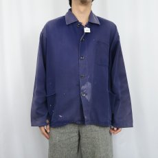 画像2: 70's コットンツイルワークジャケット (2)