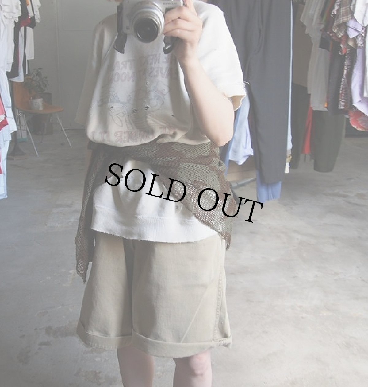 画像3: 50's フランス陸軍 "空挺部隊（エアボーン）" アメーバ迷彩 ネットスカーフ (3)