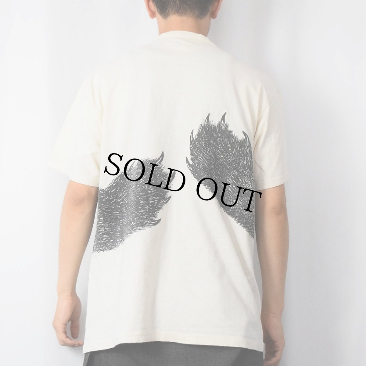 画像3: 90's USA製 "A Hug..." くまプリントTシャツ L (3)