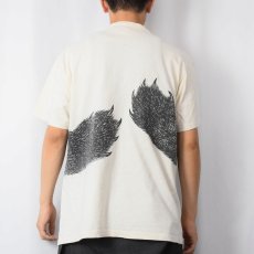 画像3: 90's USA製 "A Hug..." くまプリントTシャツ L (3)
