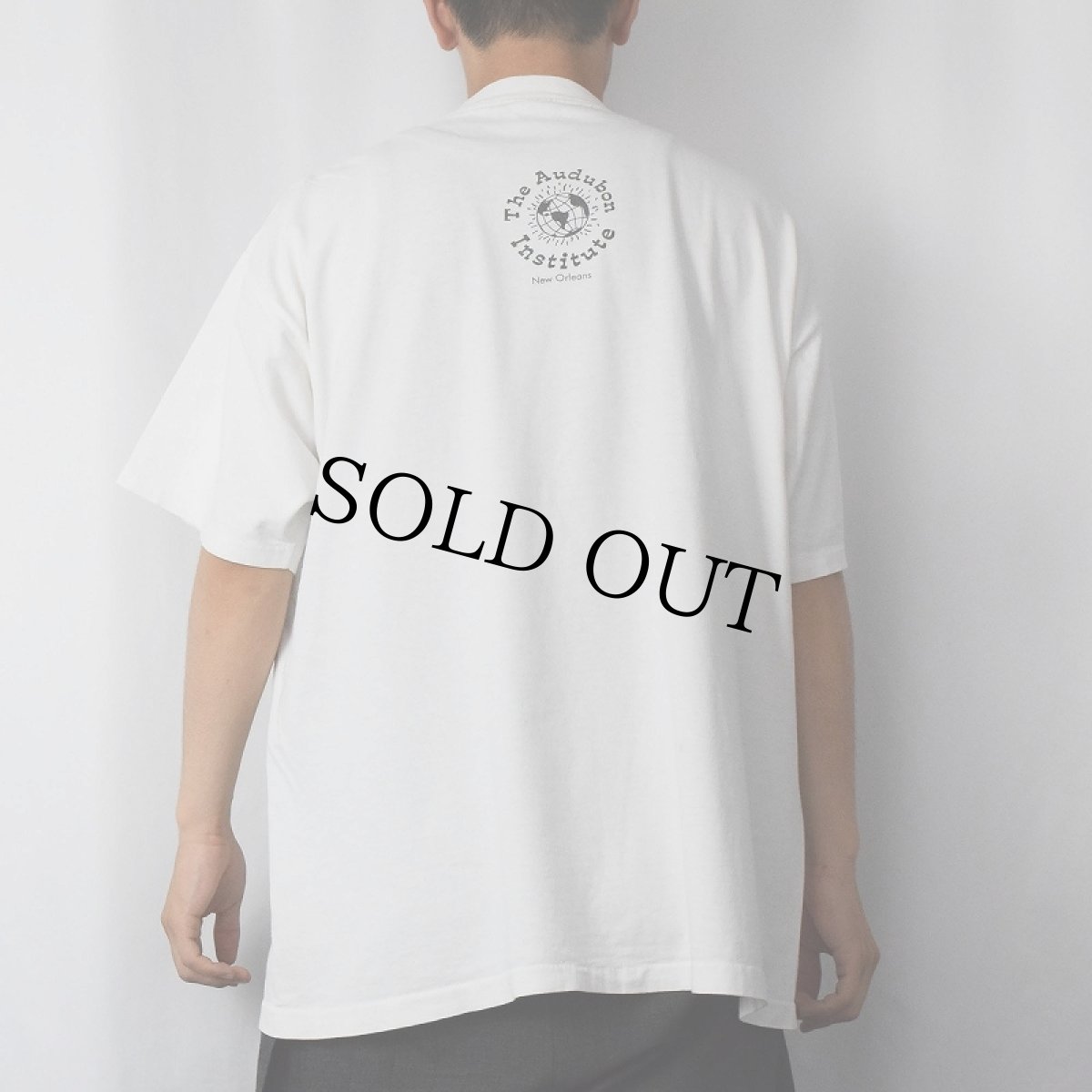 画像3: 90's B. Michile USA製 "DON'T SAY GOODBYE" しまうまイラストプリントTシャツ XL (3)