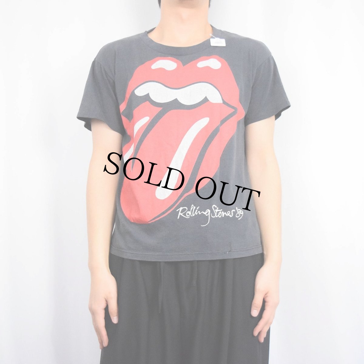 画像3: 80's The Rolling Stones "THE NORTH AMERICAN TOUR" ロックバンドツアーTシャツ M (3)
