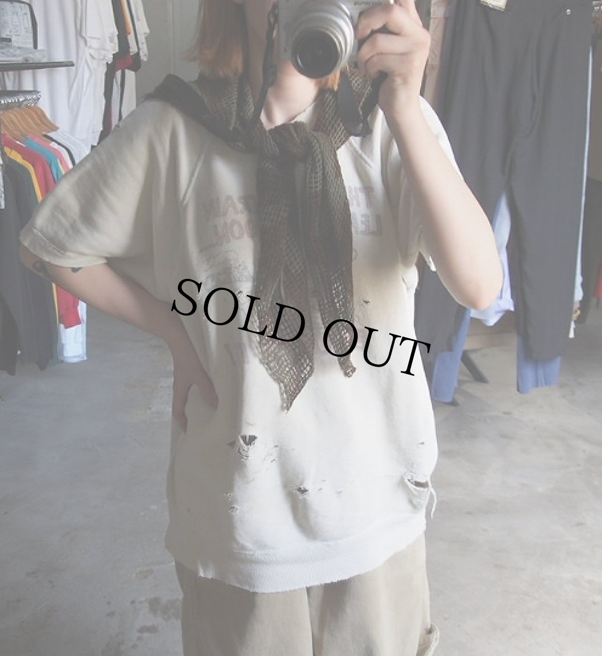 画像4: 50's フランス陸軍 "空挺部隊（エアボーン）" アメーバ迷彩 ネットスカーフ (4)